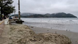 Chegada de uma frente fria ao litoral de São Paulo neste início de semana muda o tempo em São Paulo
