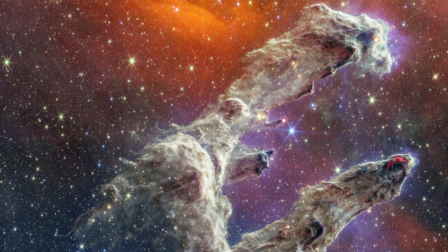 Imagens do espaço capturadas pelo telescópio James Webb