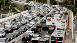 Zona sul responde por 39% de toda a lentidão registrada, totalizando 184 km de filas