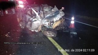 Motorista do veículo foi atendido e levado ao hospital em estado grave