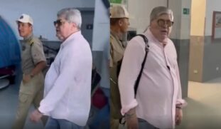 Prestes a estrear no Sistema Brasileiro de Televisão (SBT), José Luiz Datena foi flagrado perdido nos corredores da emissora