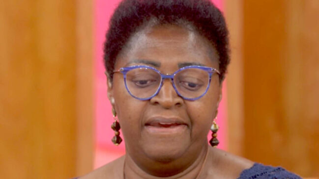 Sandra Regina Monteiro deu uma entrevista ao Programa Encontro, da TV Globo