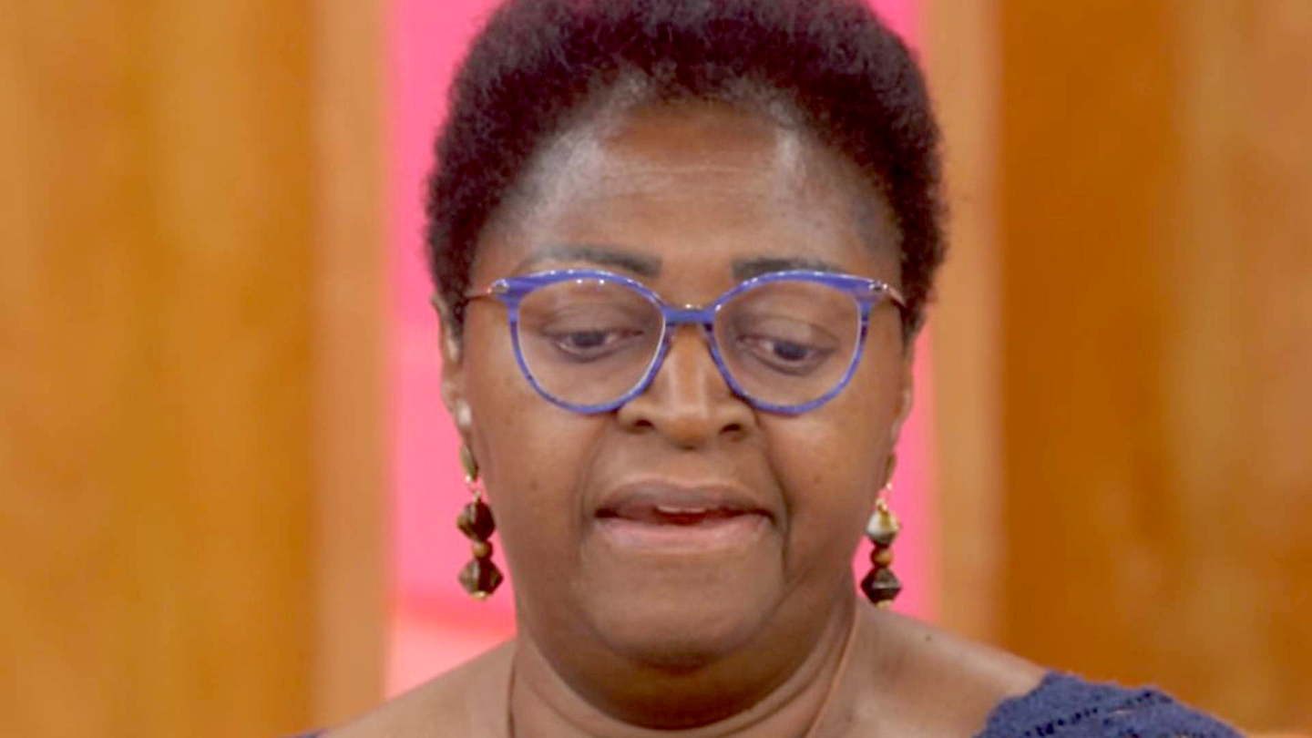 Sandra Regina Monteiro deu uma entrevista ao Programa Encontro, da TV Globo