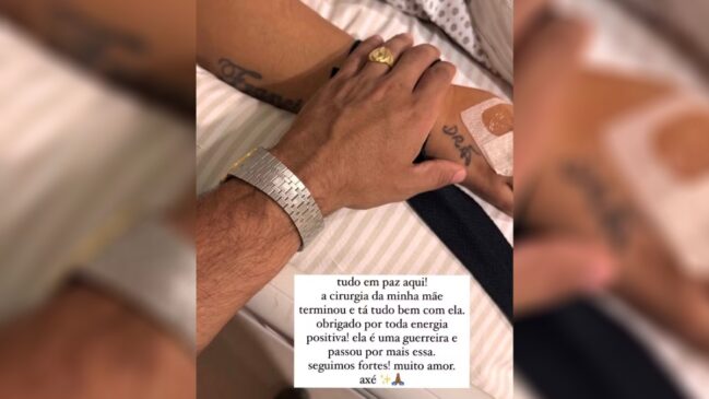 Cirurgia para retirada de tumores seria no domingo (15/12), mas precisou ser adiada