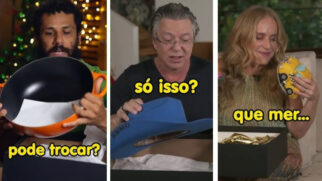No YouTube, vídeos ironizam eventos de amigo secreto em que pessoas famosas parecem frustradas com seus presentes recebidos