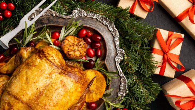 Melhorar deixar o peru e outras aves para o Natal