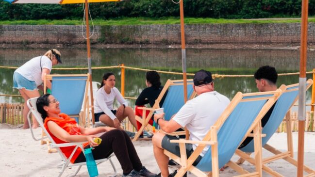 'Praia' gratuita na Capital planeja programação até domingo