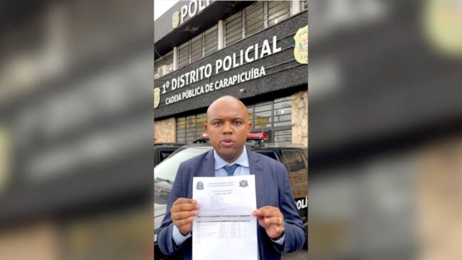 Bruno Marino, de Carapicuíba, deu voz de prisão após ouvir ofensa racista