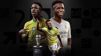 Sem Bola de Ouro, Vini Jr. é eleito o melhor do mundo pela Fifa