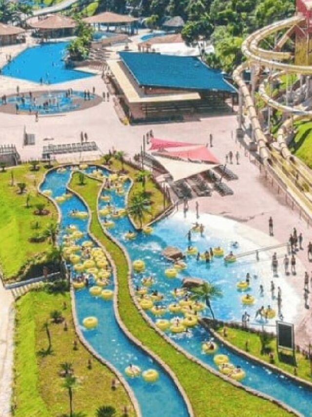 Parque aquático com mais de 40 piscinas fica a apenas 1h20 de SP