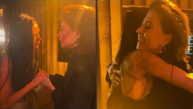 Demi Moore fez questão de encontrar Fernanda Torres durante o jantar da badalada premiação de Hollywood