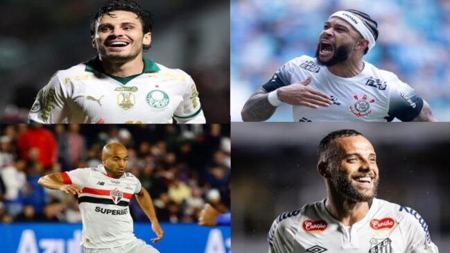 Veja onde serão transmitidos os jogos de Palmeiras, Corinthians, São Paulo e Santos no Paulistão