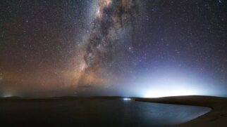 Os Lençóis Maranhenses é um dos melhores lugares para a observação do céu noturno.