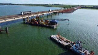 Obras usarão vigas pré-moldadas de concreto e do método construtivo de balanços sucessivos em seu vão central de 125 metros