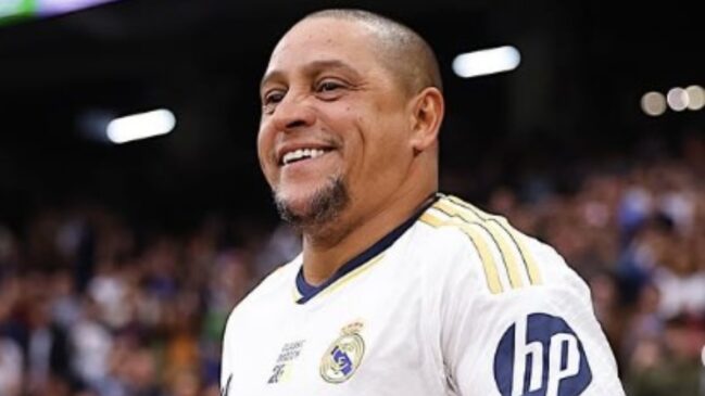 Ex-lateral esquerdo do Real Madrid e da Seleção Brasileira, Roberto Carlos