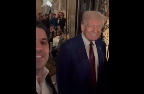 Marçal durante encontro com Trump, na posse do presidente dos Estados Unidos