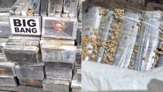 Droga estava em carga de café em grãos