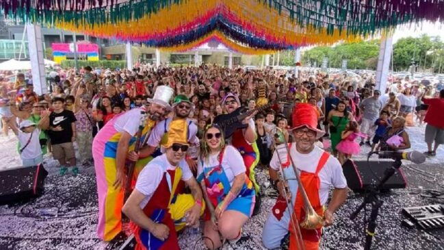Bloquinho Fraldinha Molhada anima o Parque Ceret