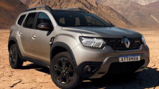 Duster tem as opções de cores Branco Glacier, Prata Étoile, Marrom Vison, Cinza Cassiopé e Preto Nacré