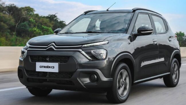 Citroen C3 1.0 Live equipado com câmbio manual sai por R$ 70.590, com financiamento em 48 parcelas de R$ 599 mais a entrada