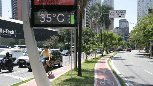 Termômetros registram o dia mais quente de dezembro desde 1961