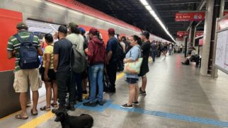 Trens circulam com velocidade reduzida e maior tempo de parada