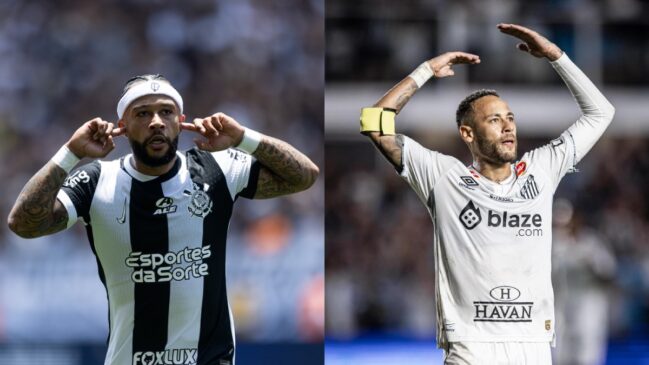 Corinthians e Santos se enfrentam, neste domingo, no Paulistão