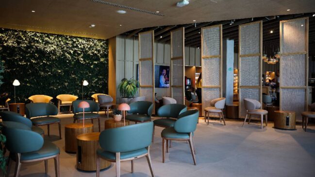 Bradesco Lounge tem 1.095 m² e ampliou a área de espera dos passageiros
