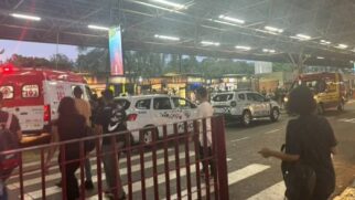 Segundo a Polícia Militar, o tiro foi disparado por volta das 18h após uma briga com outro passageiro