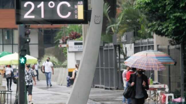 Tendência para os próximos dias é o retorno do sol pela manhã e a redução dos volumes de precipitação