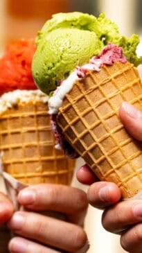 Eleita três vezes a melhor sorveteria do Brasil e com duas unidades em São Paulo, os sabores mais pedidos da marca são: Pistache, San Gabriel, San Lorenzo, Chocolate Belga e os sorbets de frutas.