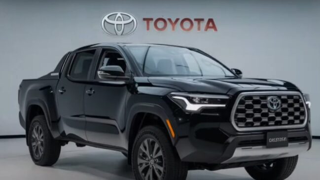 (Foto de projeção) Toyota antecipa produção da picape Corolla para 2026; veja detalhes do novo modelo