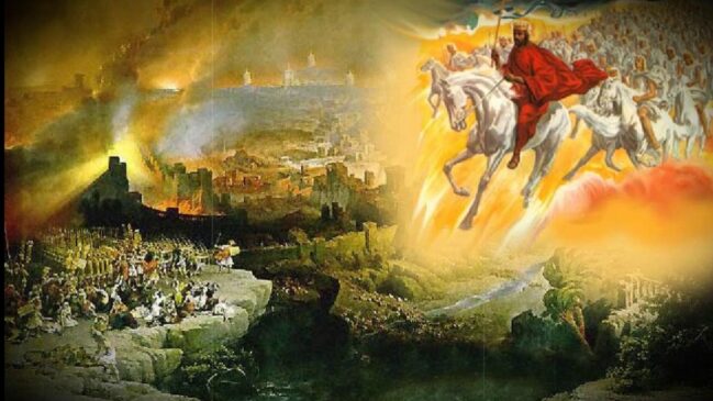 O Apocalipse, escrito pelo apóstolo João, descreve um conjunto de visões sobre o fim do mundo, que teriam sido reveladas por um anjo durante seu exílio na ilha de Patmos.
