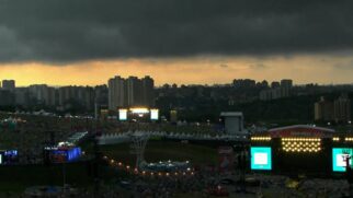 Fortes chuvas no Autódromo de Interlagos interromperam programação do Lollapalooza 2025