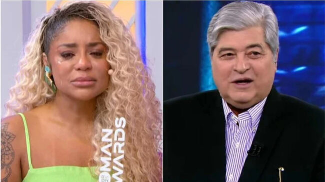 Cariúcha chorou após receber elogios de José Luiz Datena nesta semana