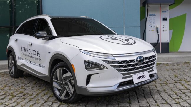 Nexo armazena o hidrogênio em tanques de alta pressão