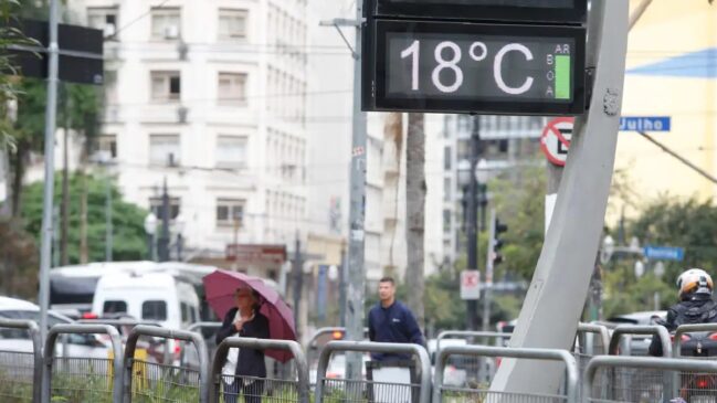Confira a previsão de mínima e máxima para esta terça e quarta-feira em São Paulo