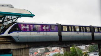 Linha 15-Prata foi a escolhida para receber ação por ter todo o trajeto em via elevada