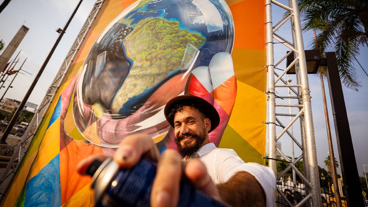 Kobra é conhecido mundialmente por seus murais gigantes