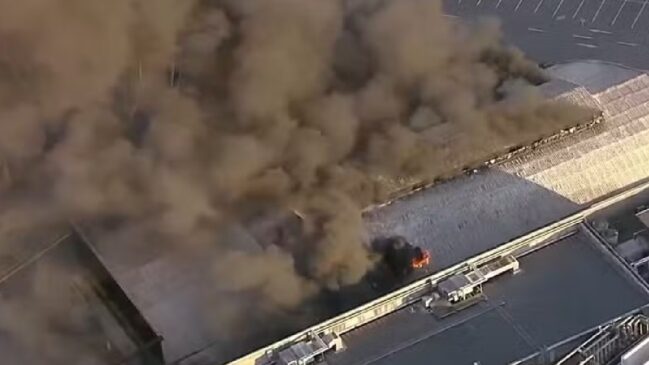 Incêndio atingiu o Kangoo Park, um parque de diversões de trampolim da zona norte da Capital