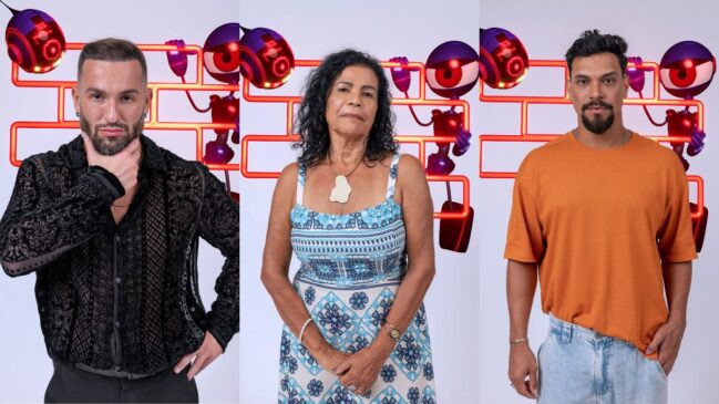 Vilma, Diego Hypólito e Vinícius estão no paredão do BBB 25
