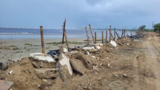 Governo do Estado construirá proteção de 200 metros de extensão na Barra do Una