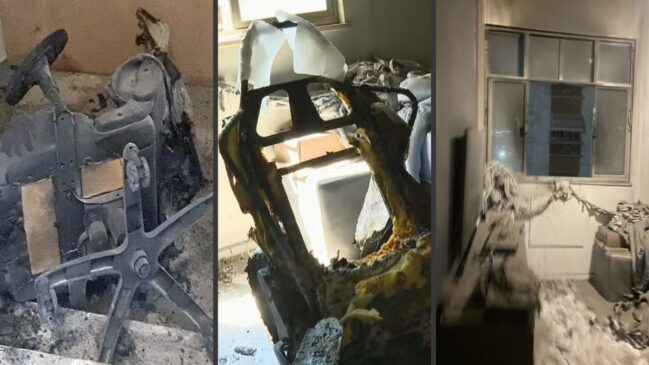 No começo deste mês, um incêndio provocado pela explosão de uma bicicleta elétrica atingiu um apartamento no Leblon, na zona sul da capital carioca