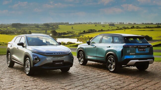 Modelos da Omoda & Jaecoo já estão em 43 países