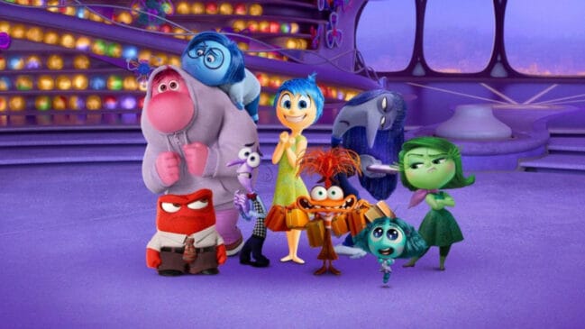 Lançado em 2024, Divertida Mente 2 é uma das atrações do Mundo Pixar. /Foto: Divulgação/Disney Pixar
