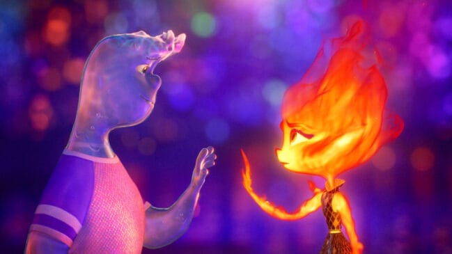 Elementos foi lançado em 2023 e estará presente no Mundo Pixar. /Foto: Divulgação/Disney Pixar