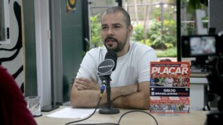 Luiz Felipe Castro, redator-chefe da Revista Placar, participou do podcast G+ Esportes, na redação da Gazeta