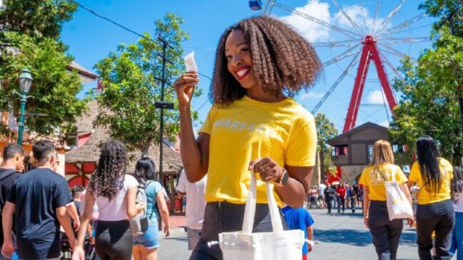 Ação foi realizada no maior parque de diversões de São Paulo