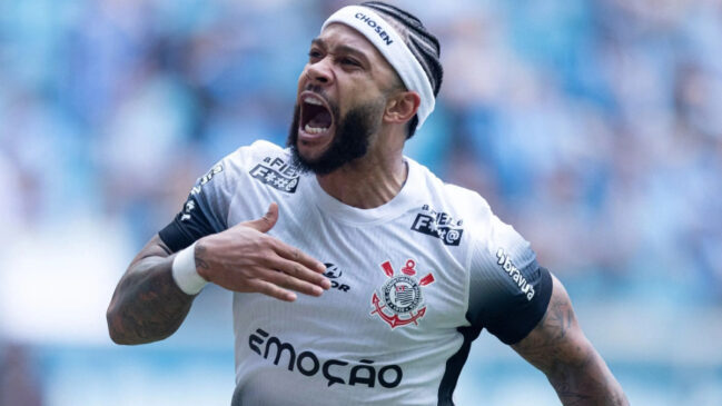 Memphis Depay disputou 30 partidas, marcou nove gols e deu 11 assistências. /Foto: Rodrigo Coca/Corinthians
