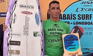 Michel Jonas, morador do Guarujá se prepara para mais uma final